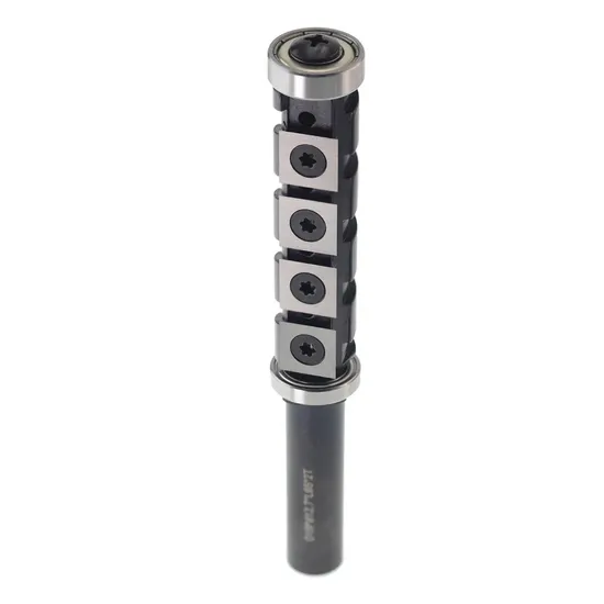 Factory Direct Spiral Flush Trim Bit with Bearing Quick-Change Inserts for CNC Router Handheld Tools